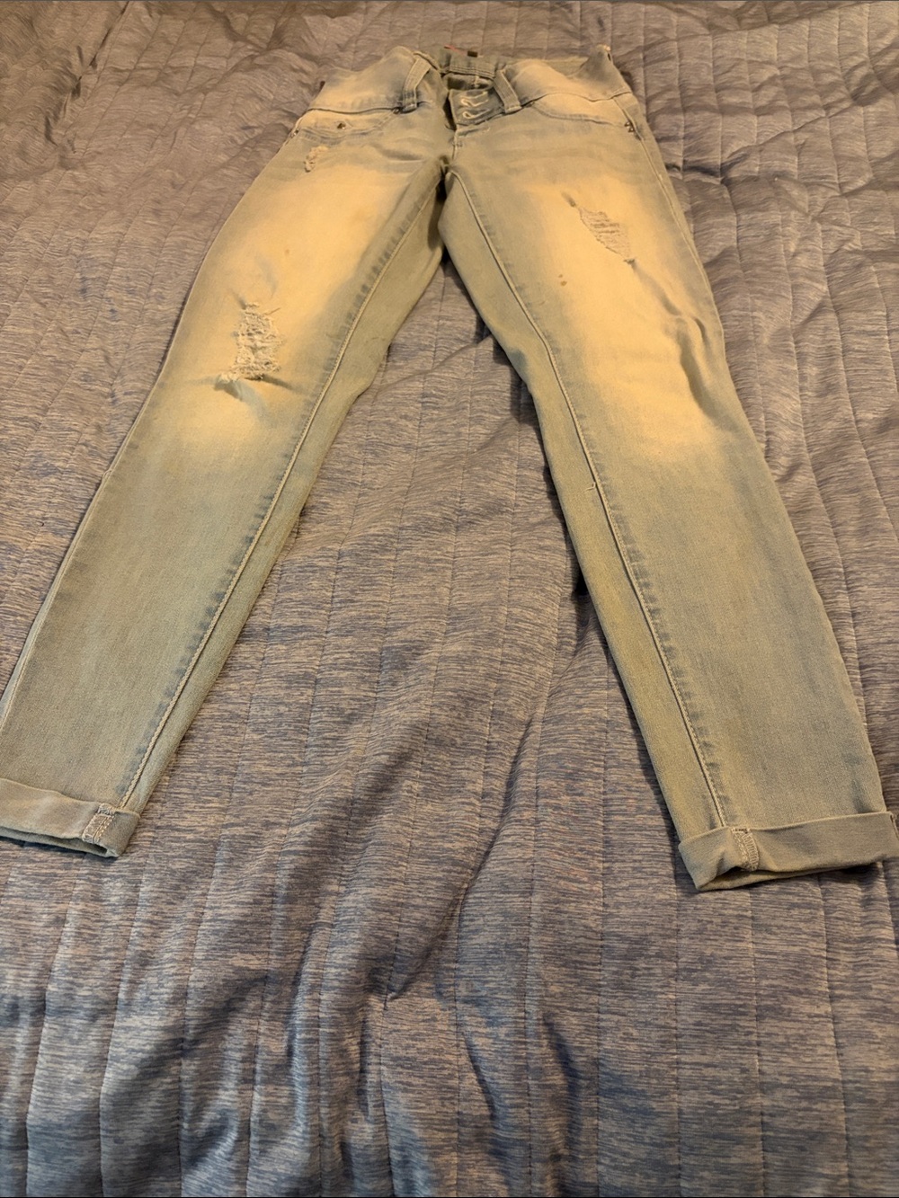 YM Signature Denim Jeans with Orange Label